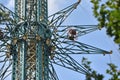 The big amusement park `Prater` in Vienna, Austria, Europe Royalty Free Stock Photo